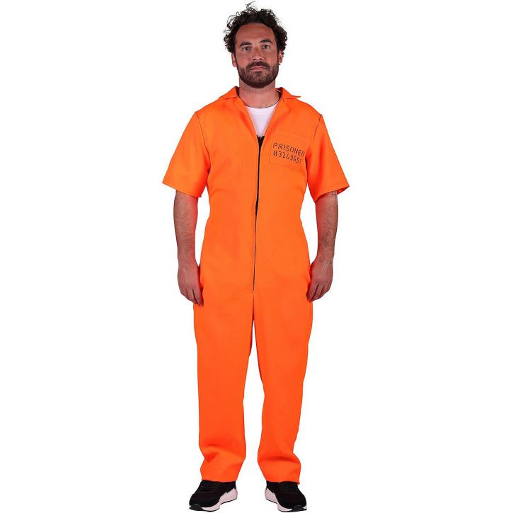 Kostüm Gefangener orange Gr. XL/2XL