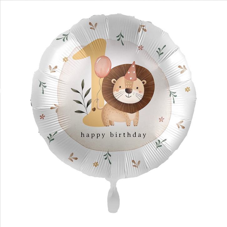 Folienballon 1. Geburtstag Löwe