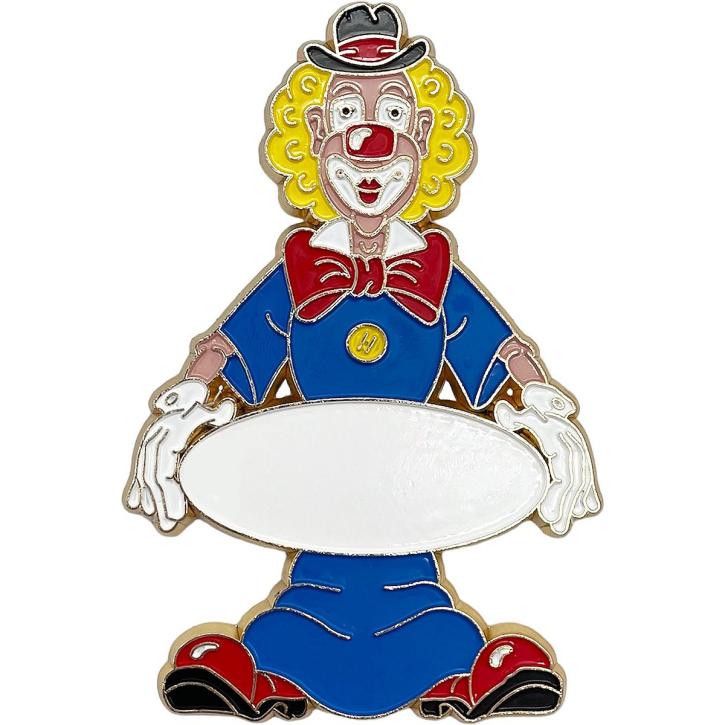 Karnevalsorden Clown bunt