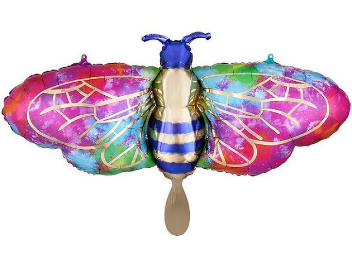 Folienballon Tie Dye Bee  XXL