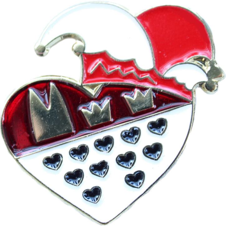Pin Kölner Wappen als Herz