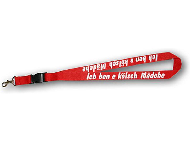 Schlüsselband Ich ben e Kölsch Mädche