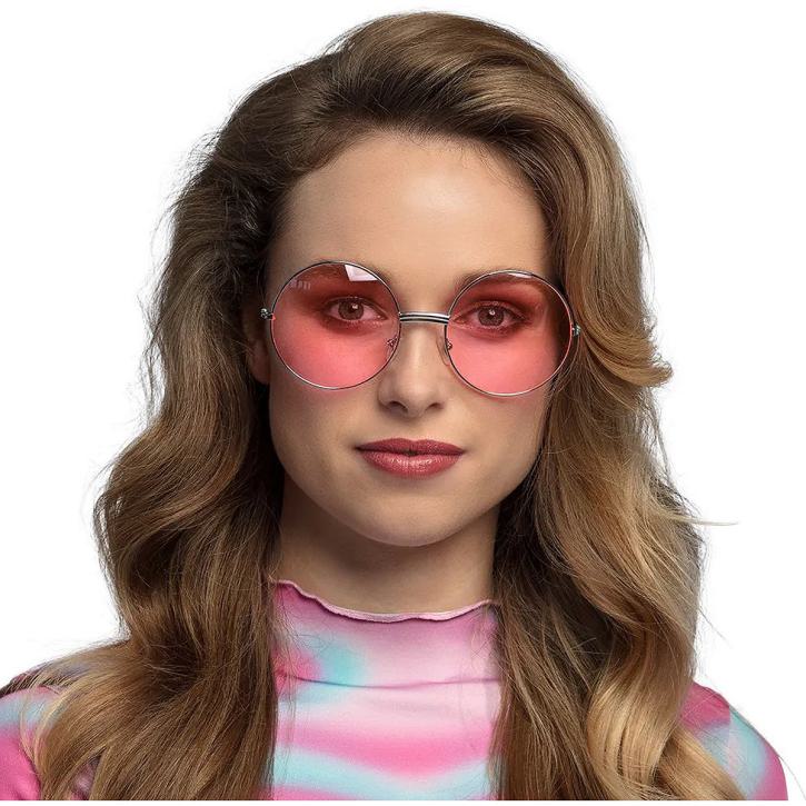 Brille Hippie XL rosa