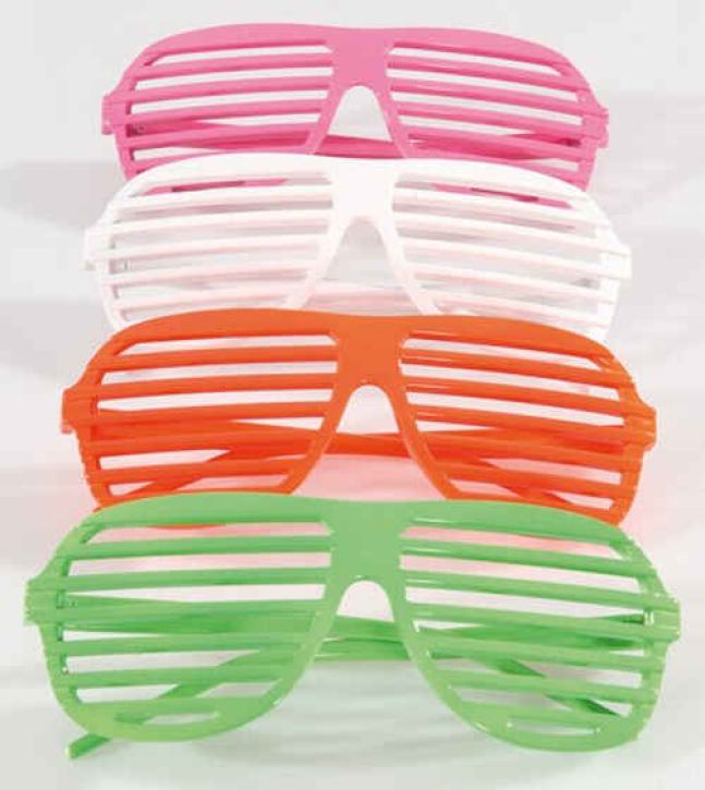 Brille Party weiß