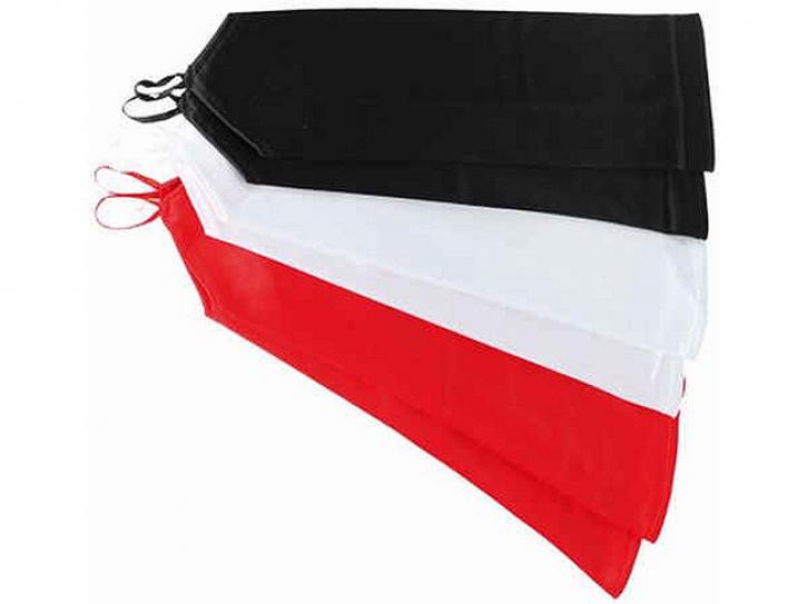 Handschuhe Satin schwarz fingerlos