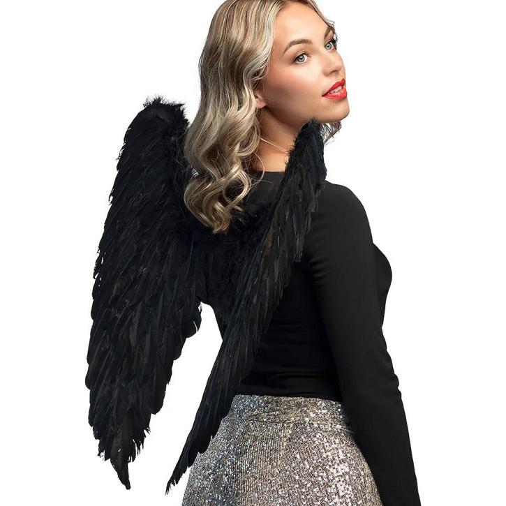 Flügel Engel schwarz groß