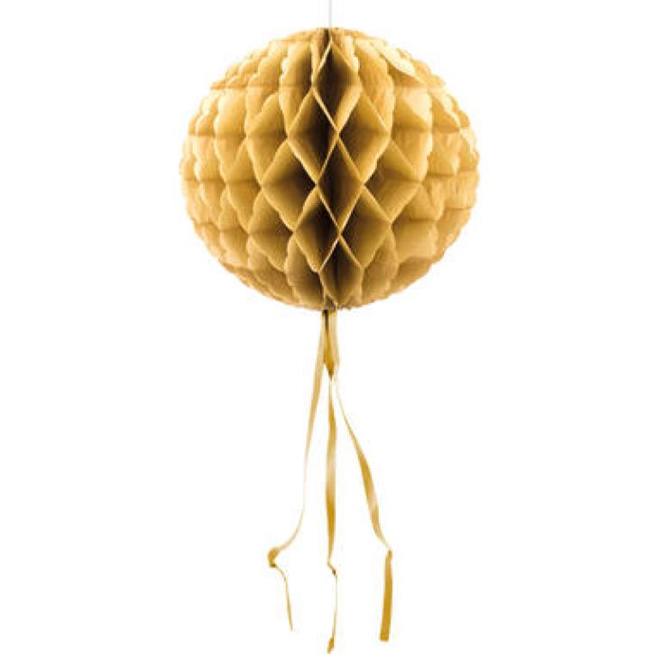 Wabenball hängend gold 30cm