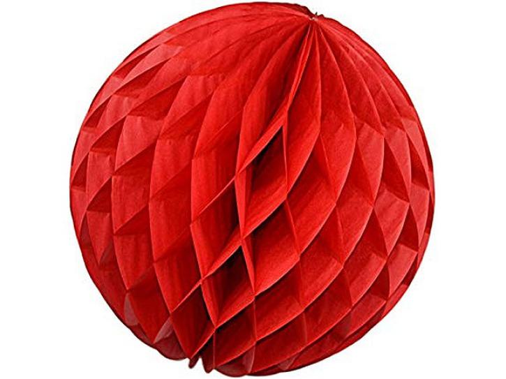 Wabenball hängend rot 50 cm