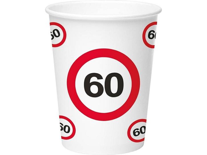 Becher Verkehrsschilder 60 8 Stk.