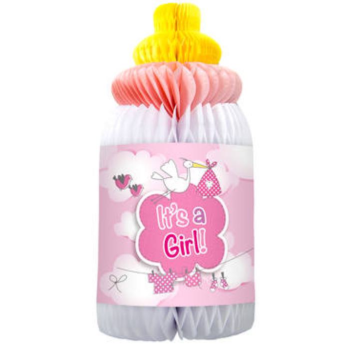 Wabenball Babyflasche Its a Girl