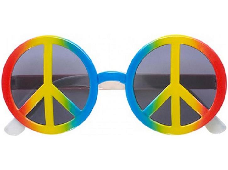 Brille Love & Peace bunt