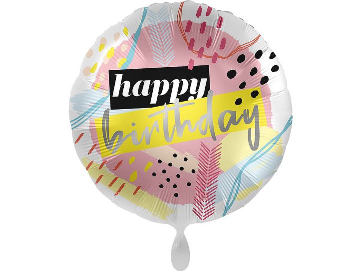 Folienballon Sneek Peek Birthday