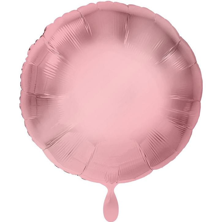 Folienballon Kreis rosa 45cm