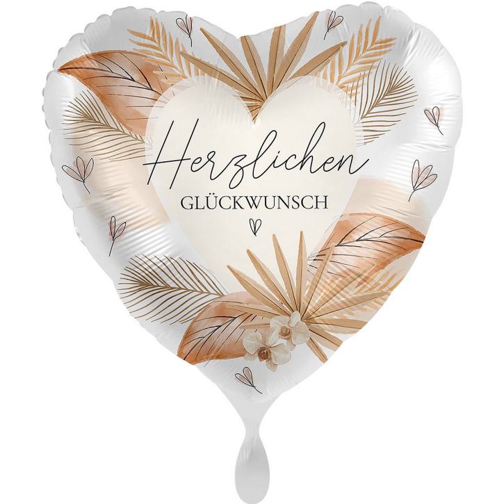 Folienballon Boho-Congrats-Ger 43 cm