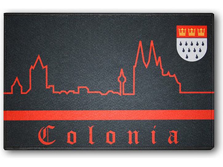 Fussmatte Colonia mit Skyline und Wappen