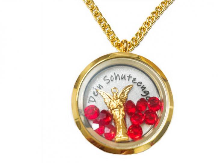 Kette Schutzengel mit Strass