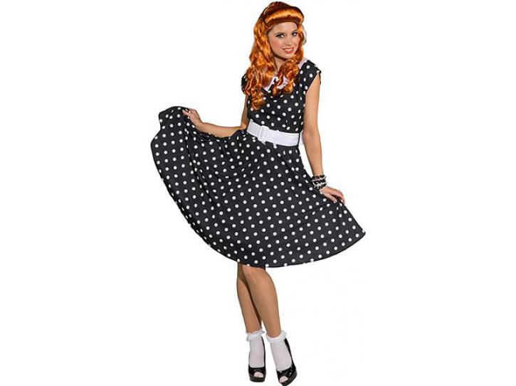 Kleid Rockn Roll schwarz/weiß Gr.44