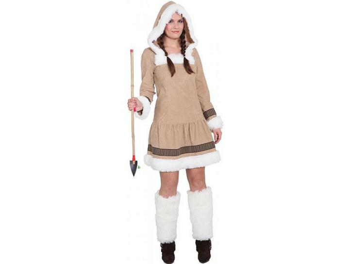 Kostüm Eskimo Girl de Luxe Gr. 46