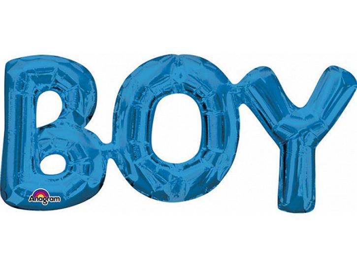 Folienballon Schriftzug BOY