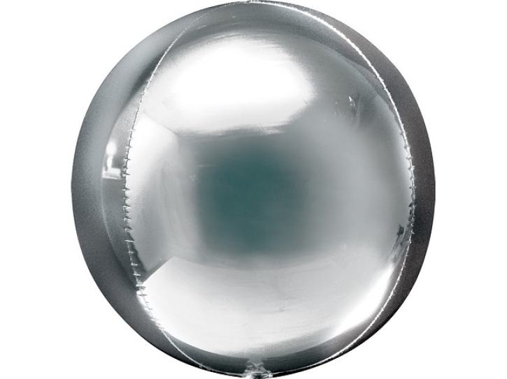 Folienballon Ball silber