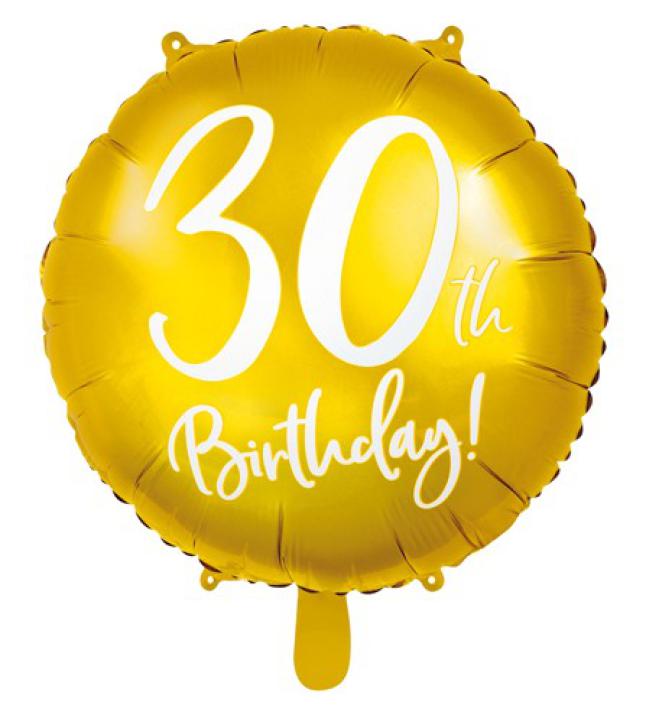 Folienballon 30 th Birthday