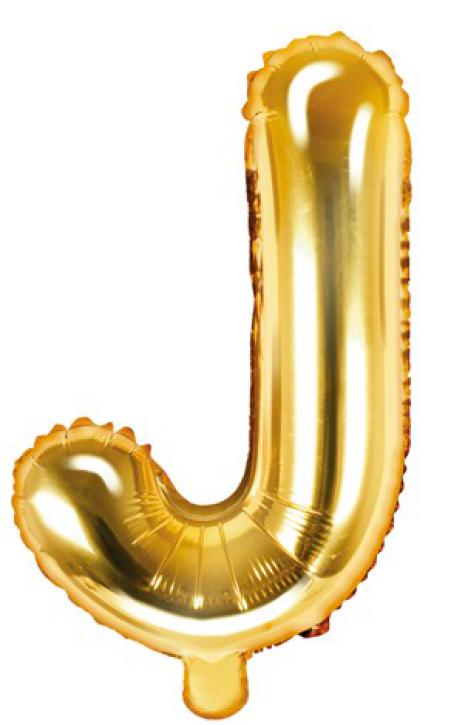 Folienballon Buchstabe J gold