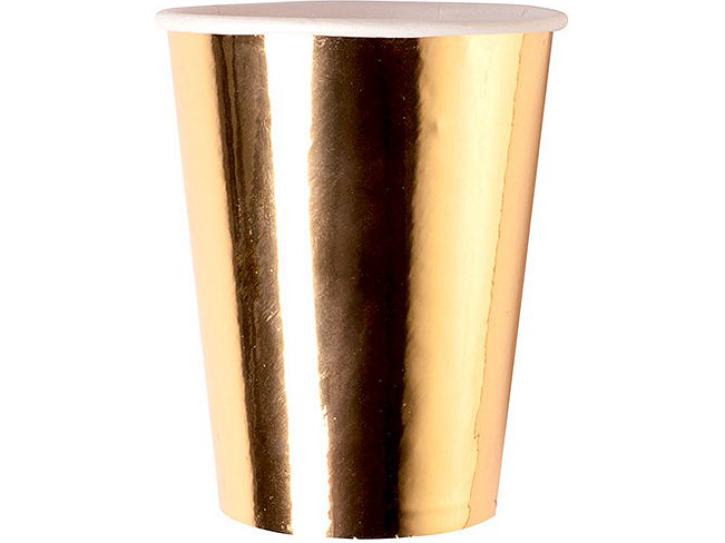 Becher gold 6 Stk.