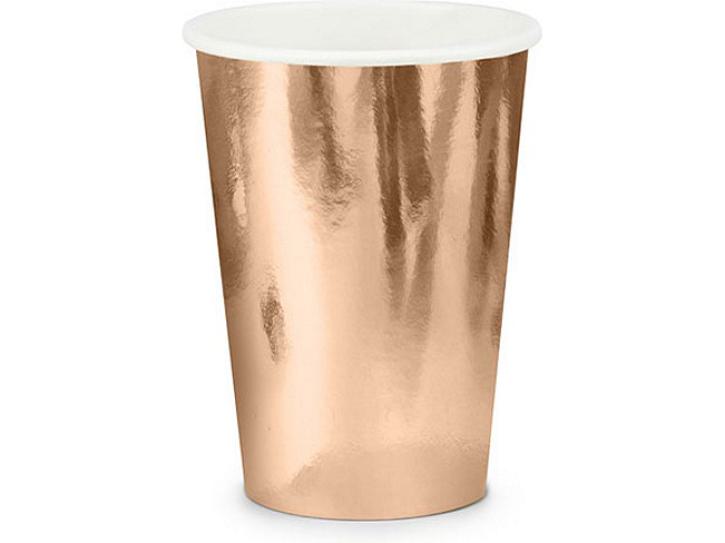 Becher rosegold 6 Stk.