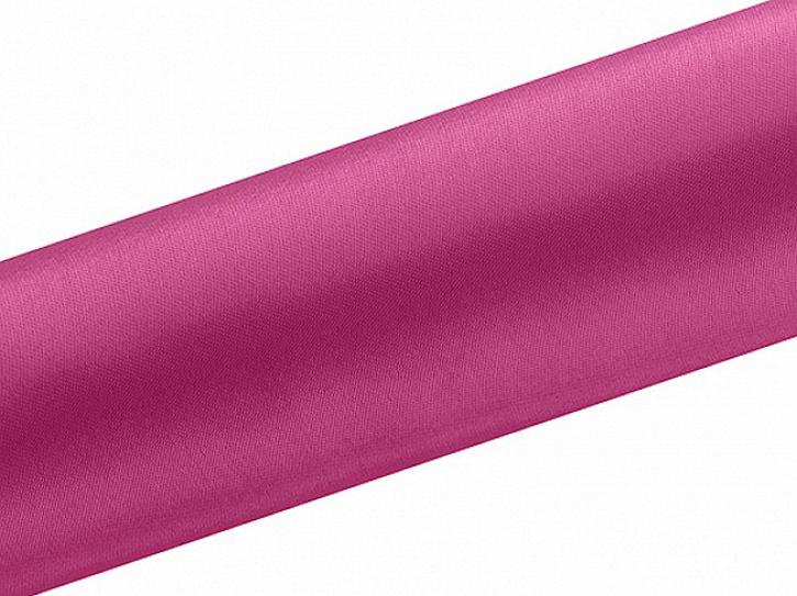 Läufer Satin fuchsia 9m