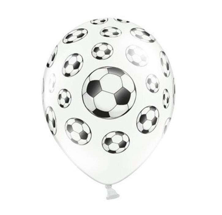 Latexballon Fußball 6 Stk.