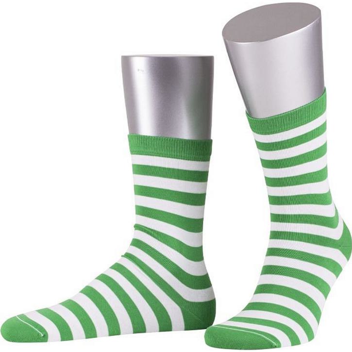 Ringelsocken grün/weiß Gr. 39-41