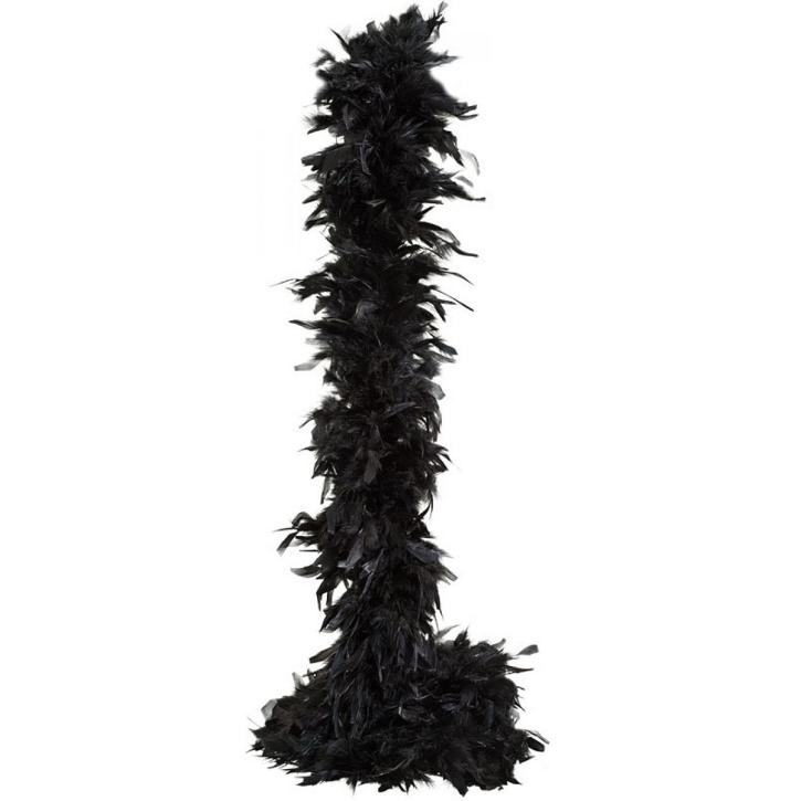 Federboa schwarz 180cm
