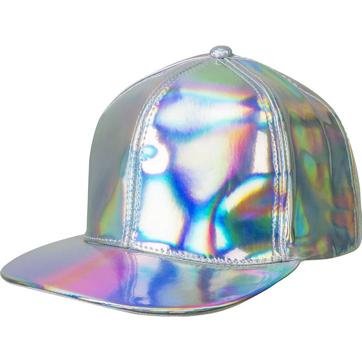Mütze Holografie silber
