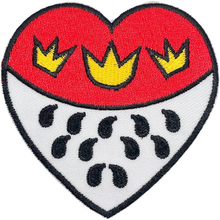 Bügelbild Kölner Wappen als Herz