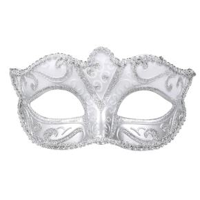 Maske Venice silber