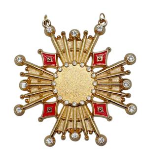 Karnevalsorden goldfarbig