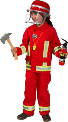 Feuerwehrhelm rot für Kinder